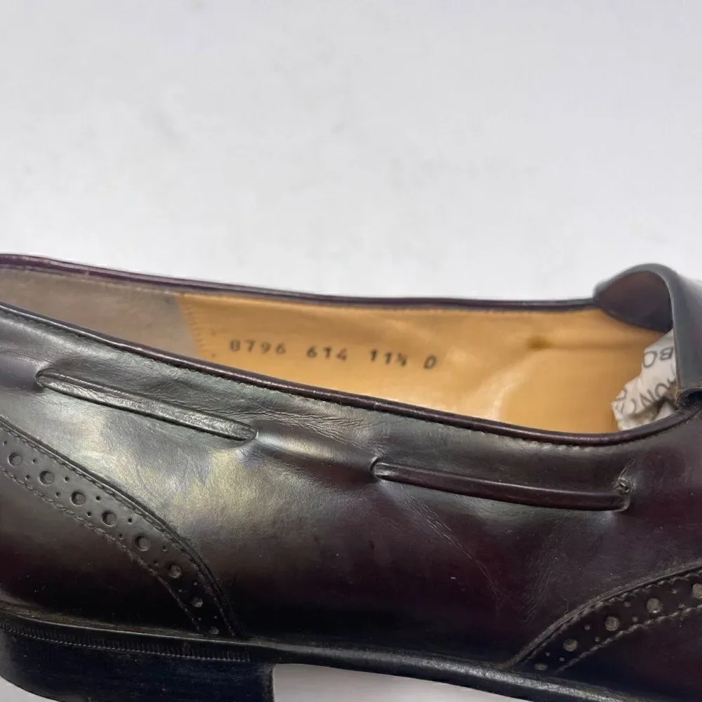 Salvatore Ferragamo mens Vintage wing tip oxfords US 11.5D BoxH brown